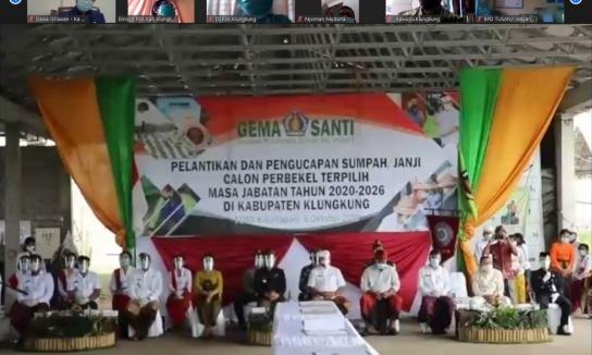 Pelantikan 22 Perbekel Terpilih di Kabupaten Klungkung