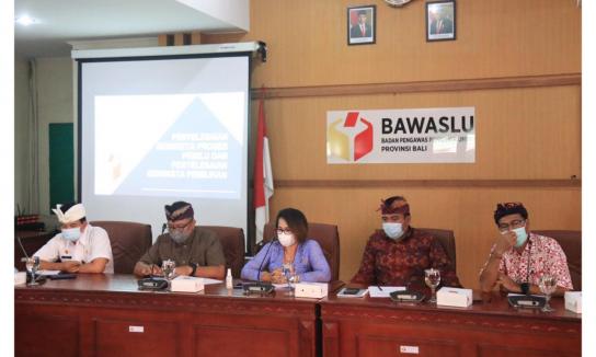 Bawaslu Bali Adakan Rapat Penyusunan Materi Simulasi Dan Penguatan SDM Dalam Mekanisme Penyelesaian Sengketa Libatkan Parpol