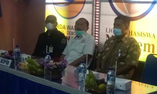 Ketua Bawaslu Hadiri Pelantikan Pengurus DPC Partai NasDem se-Kabupaten Klungkung