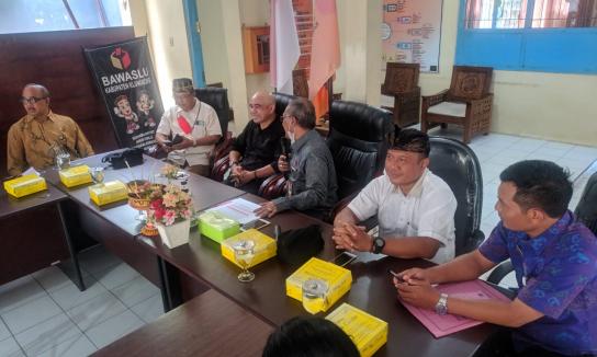 Songsong Hajatan Pemilu 2024, Bawaslu Klungkung Laksanakan Rapat Penyusunan Kerja dan Anggaran 