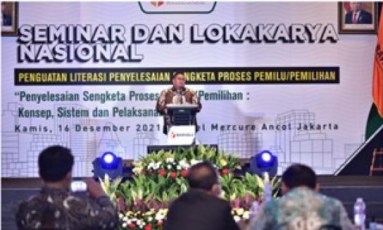 Ketua Bawaslu Klungkung Dan Jajaran Ikuti Lokakarya Nasional Penguatan Literasi Penyelesaian Sengketa Pemilu/Pilkada