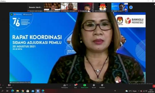 Rakor Sidang Adjudikasi Pemilu KPU Disambut Baik Ketua Bawaslu Bali Dan Jajaran