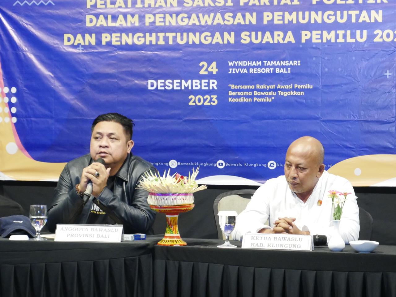 Cegah Manipulasi Suara, Bawaslu Klungkung Gelar Pelatihan Saksi Parpol