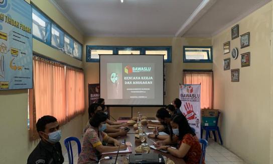 Rapat Rencana Kerja Dan Anggaran Bawaslu Kabupaten Klungkung Tahun Anggaran 2021 