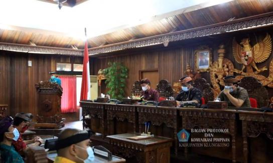 Ketua Bawaslu Klungkung Hadiri Virtual Rapat Paripurna II DPRD Klungkung