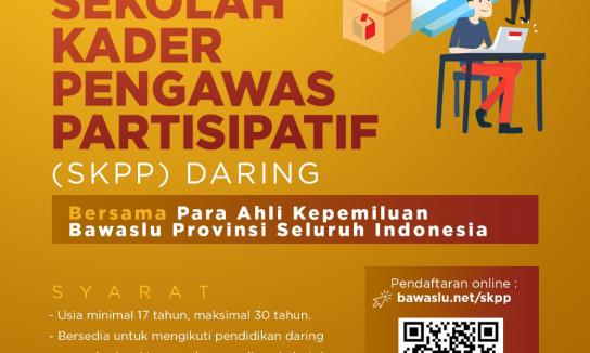 Sekolah Kader Pengawas Partisipatif (SKKP) Daring