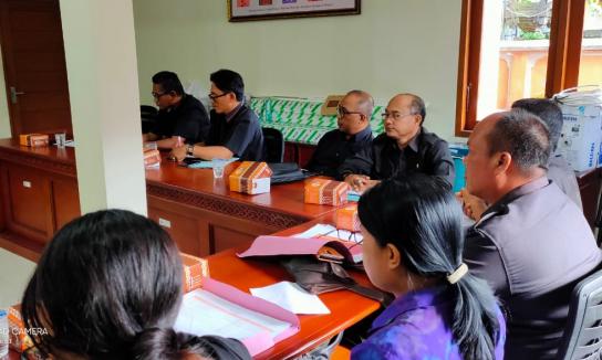 Rapat Penyusunan Timeline Kegiatan Pengawasan Tahun Anggaran 2020