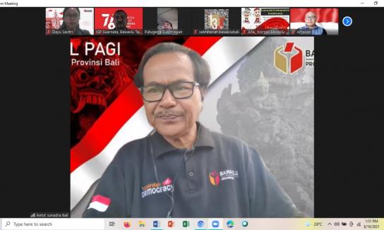 Bawaslu Bali Sosialisasikan Buku Saku Mekanisme Penyelesaian Sengketa 