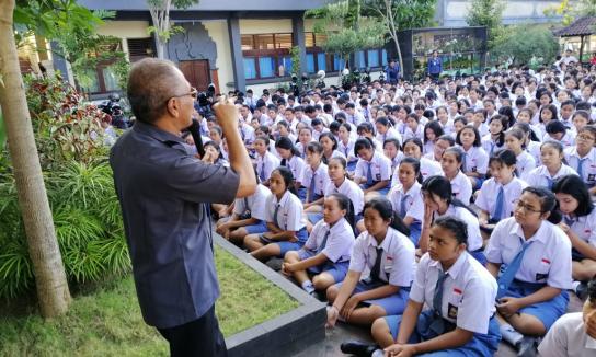 Sosialisasi Pengenalan Lembaga Bawaslu Kabupaten Kota Klungkung