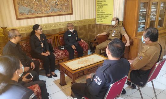 Petakan Potensi Pelanggaran Tahapan Pemilu, Bawaslu Klungkung Gandeng DLHP 