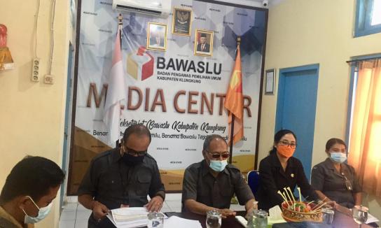 Rapat Penyusunan Rencana Kerja Dan Anggaran Tahun 2021 Bawaslu Kabupaten Klungkung