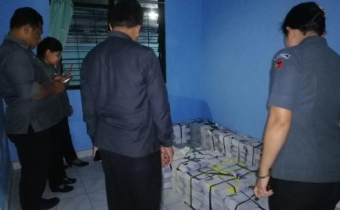 Monitoring dan Evaluasi Penerimaan dan Distribusi Buku Saksi Parpol kepada Peserta Pemilu Tahun 2019.