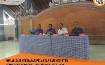 Sosialisasi Pemilihan Perbekel Serentak Se-Kabupaten Klungkung Tahun 2020 