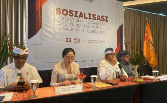 Sosialisasikan Peraturan Pengawasan Penyelenggaraan Pemilu, Bawaslu Klungkung Undang Stakeholder Dan Jajaran Adhoc