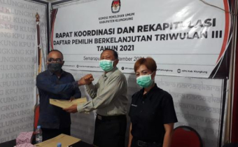 Rakor PDPB Klungkung Didominasi Pemilih Meninggal Dunia 