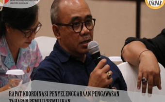 Rapat Koordinasi Penyelenggaraan Pengawasan Tahapan Pemilu/Pemilihan Tahun 2020