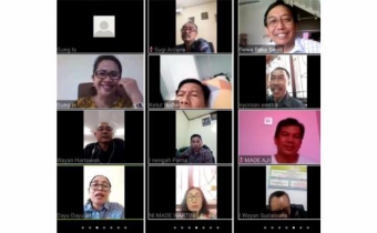 Video Conference Bawaslu Provinsi Bali Dengan Bawaslu Kabupaten/Kota Se-Bali 