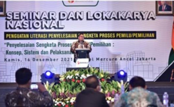 Ketua Bawaslu Klungkung Dan Jajaran Ikuti Lokakarya Nasional Penguatan Literasi Penyelesaian Sengketa Pemilu/Pilkada