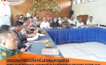 Rapat Persiapan Pemilihan Perbekel Serentak Di Kabupaten Klungkung Tahun 2020