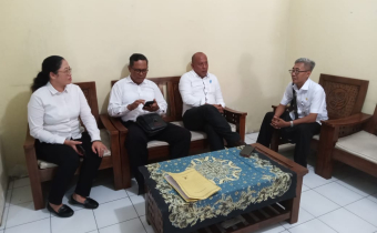 Badan Kesbangpol Sambangi Bawaslu Klungkung, Koordinasikan Kondisi Pasca Pemilu-Persiapan Pilkada 2024