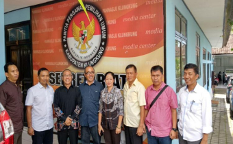 KUNJUNGAN BADAN INTELIJEN KEAMANAN (BIK) KE PANWASLU KABUPATEN KLUNGKUNG