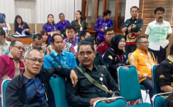 Ketua Bawaslu Kabupaten Klungkung menghadiri undangan Rapat dalam kegiatan Kunjungan Kerja Forkopimda dan Ketua serta Anggota DPRD Kota Palangkaraya.